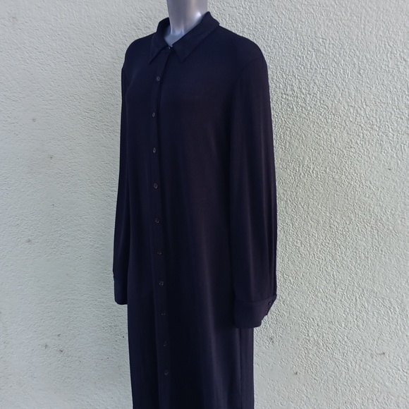 CAMI INTERNATIONAL LADIES BLACK (11) BUTTON FT CLOSURE LUXURY DRESS (TAIWAN) - Picture 13 of 17